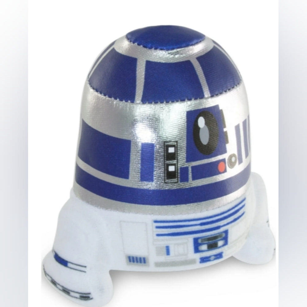 Star Wars R2D2 Super Bitz Plush Toy Gift Decoration Collectible White Blue